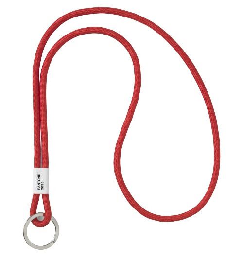Pantone porte-clés 48 cm nylon rouge