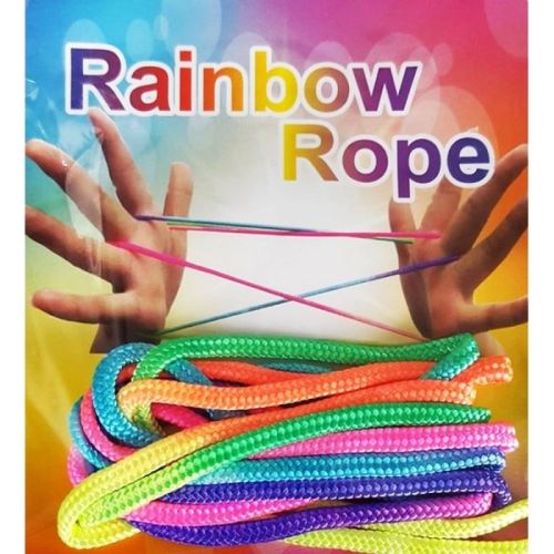 Exercez Vos Doigts Et Votre Cerveau Jeu De Ficelle Multicolore Finger String Toy Supplies 1.65 Meters Rainbow Corde À Doigts 