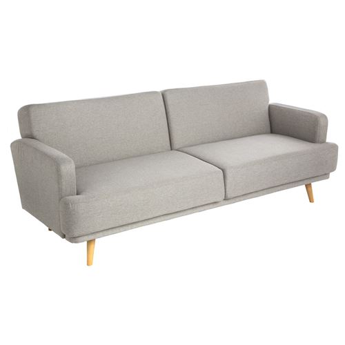 Canapé convertible lit Jack - 3 Places - Gris