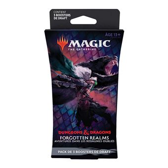 Pack de 3 boosters Draft Magic The Gathering Forgotten Realms
