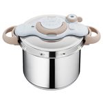 Cocotte Clipso minut'eco respect inox 6 l - Seb - Argent - Inox