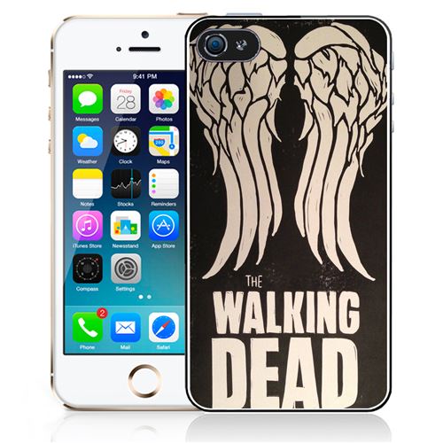 Coque pour iPhone 5C walking dead ailes daryl