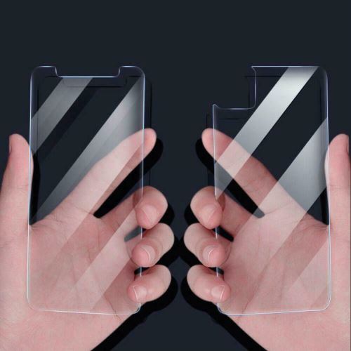 Générique Vshop® Film De Protection D'Écran Pour iPhone 11 Pro Max En Verre Trempé, Lot De 2 (Avant + Arriere)