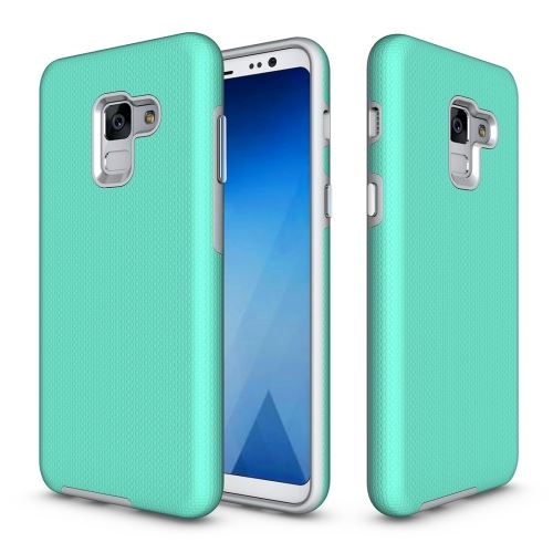 Galaxy A7 (2018) Coque Protection Plastique Combinaison Vert ALS51516