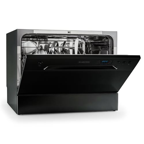 Klarstein Amazonia 6 Mini lave-vaisselle 1380W 6 couverts+ 49 dB noir - classe F