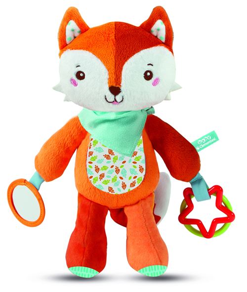 Clementoni peluche renard Play With Me29 cm orange