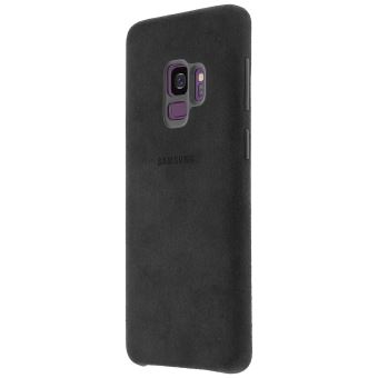 الوان مائية Samsung Alcantara Cover EF-XG960 - Coque de protection pour téléphone portable - alcantara - noir - pour Galaxy S9, S9 Deluxe Edition