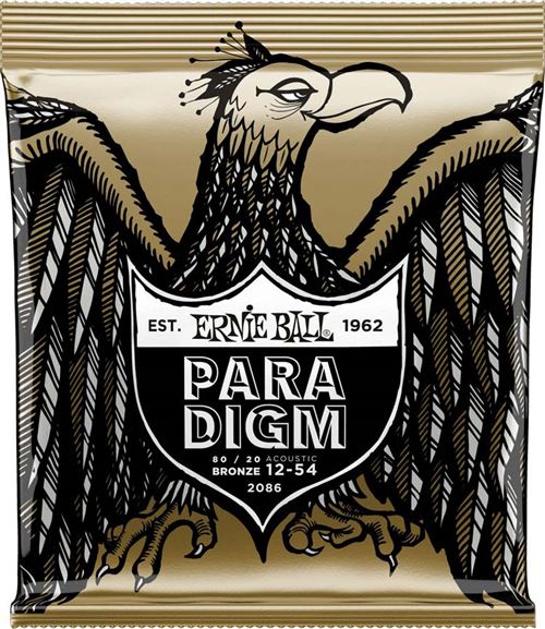 Ernie Ball Bronze 2086 Paradigm 80/20 Medium Light 12-54 Jeux De Cordes Folk 012