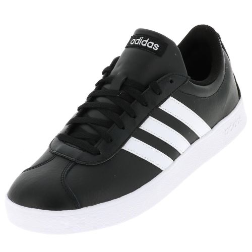 Chaussures mode ville Adidas Vl court noir lisse h Noir taille : 45 1/3 réf : 55823