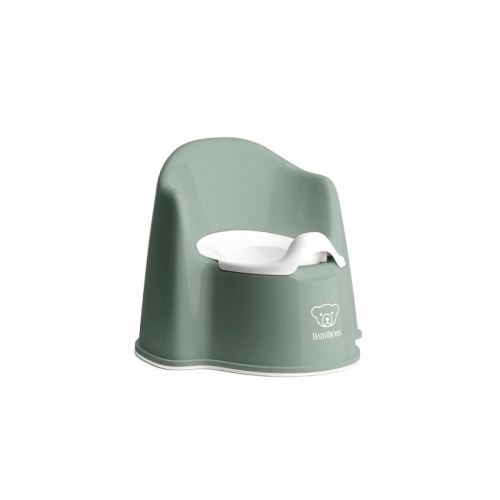 BABYBJORN Pot Fauteuil, Vert profond/Blanc