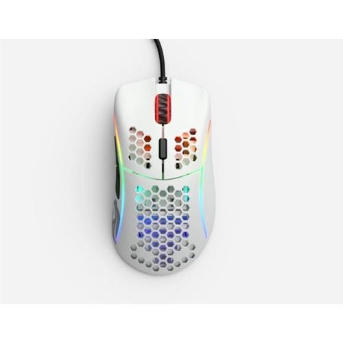 Glorious Pc Gaming Race Blanc Glorious Model D - Souris - Optique - 6 Boutons - Filaire - Usb 2.0 - Brillant - Image 1