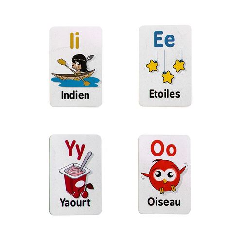 26 Cartes éducatives en coffret - J'apprends l'alphabet