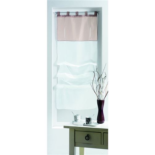 Store bicolore 45 X 180 TAUPE