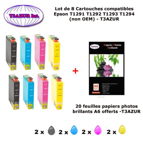 Cartucce Pack de huit cartouche pour imprimante EPSON ...