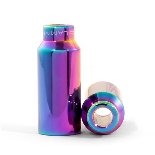 Stateside Slamm Cylinder Scooter Pegs Neo-Chrome