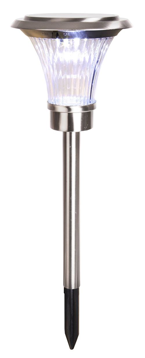 Best Season LED Solar Pathlights - argent