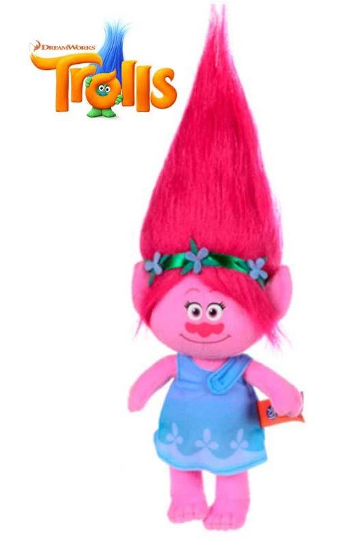 Trolls poupée en peluche 28 cm