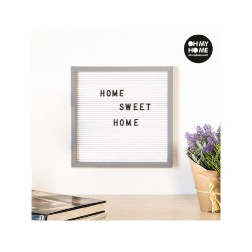 Tableau pour Chiffres et Lettres Oh My Home (30 x 30 cm)