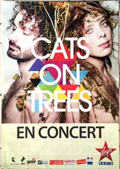 Cats On Trees - 80x120 cm - AFFICHE / POSTER