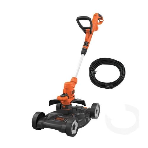 BLACK & DECKER Outil 3-en-1 Coupe-bordure, 30cm 550W ST5530CM - Tondeuse a gazon et Dresse-bordure filaire