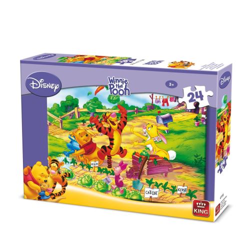 King Winnie l'ourson puzzle 24 pièces