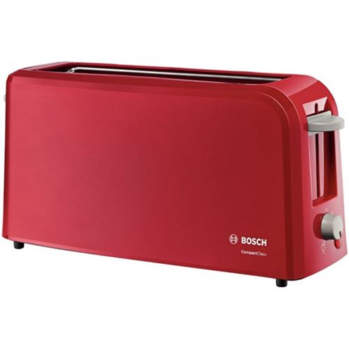 Bosch CompactClass TAT3A004 - broodrooster - rood/ lichtgrijs