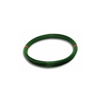 fil de tension - acier plastifié - l 100 m - extérieur ø 2,7 mm - vert - 1