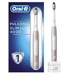 Braun oral b oral b puls onic slim luxe 4000 silencieux brosse à dents électriques, avec minuteur et aufste ckbü r