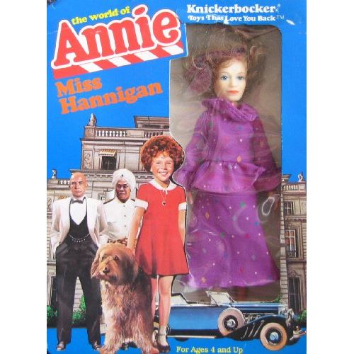 Little Orphan Annie MISS HANNIgAN DOLL - The World of Annie (1982 Knickerbocker)