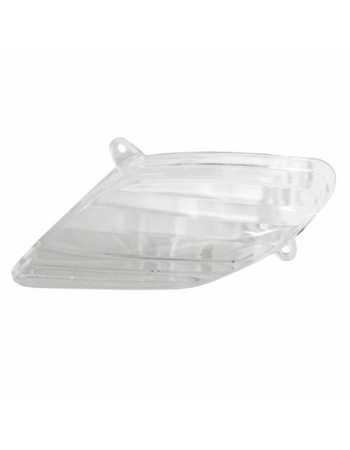 Cabochon clignotant scoot adaptable aprilia 50 sr 2004+2011 transparent av gauche (homologue ce) -selection p2r-