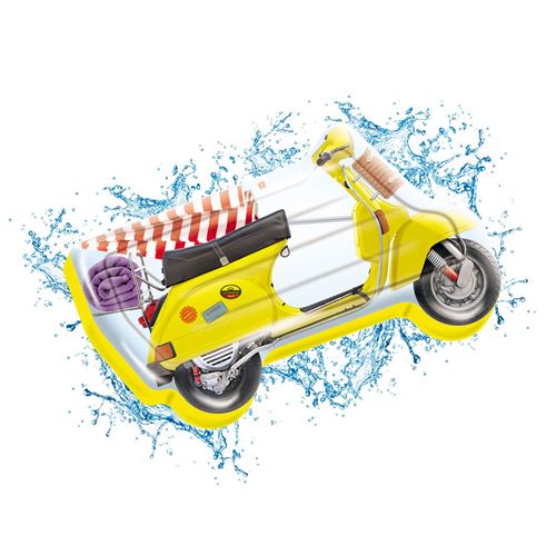 Airbed vintage scooter