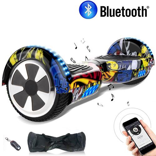 6.5 Inch Hoverboard, 6.5 Inch LED elektrische scooter, elektrische scooter E-Balance, E-Skateboard, elektrische scooter Bluetooth-hiphop