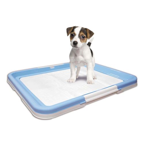 Meilleurs prix pour Plateau éducateur pour chiots M 60 x 45 cm + 10 tapis absorbant - Flamingo Pet Products - FL-507675