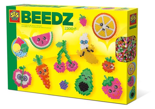 SES Creative ensemble de perles de ficelle Fruits de BeedzKawaii 2300 pièces