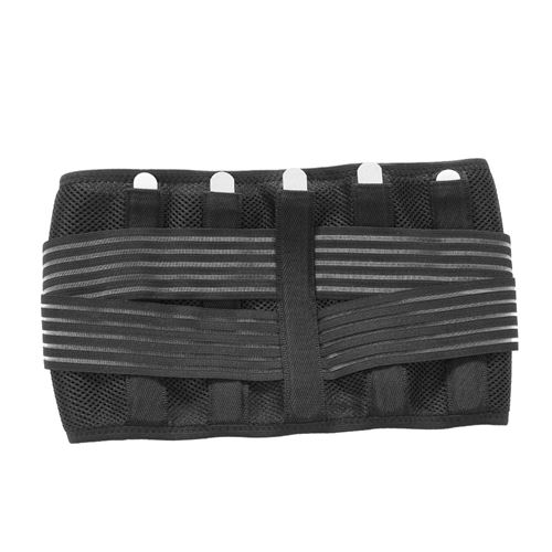 Ceinture De Soutien De Taille Abdominale Respirante Soulager Tension Douleur Noire (L)