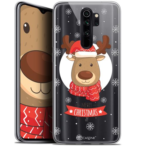 Coque Gel Xiaomi Redmi Note 8 PRO (6.5 ) Extra Fine Noël 2017 - Cerf à Echarpe