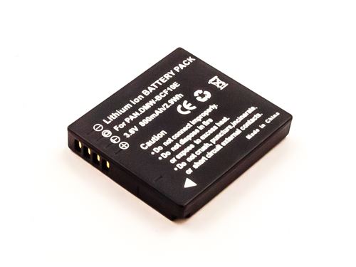 Batterie compatible PAN DMW-BCF10, DMW-BCF10E, Li-ion, 3,6V, 800mAh, 2,9Wh