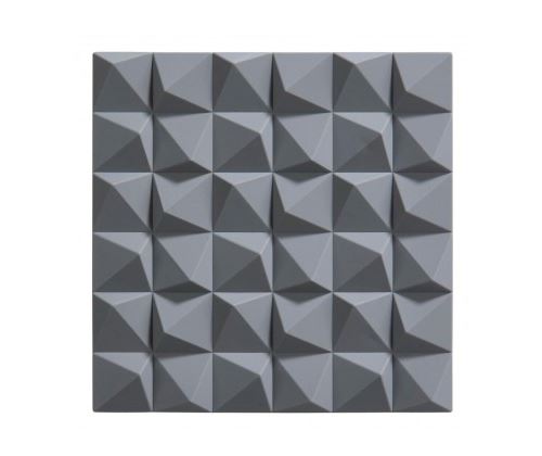 Dessous de Plat Design Origami Silicone Gris