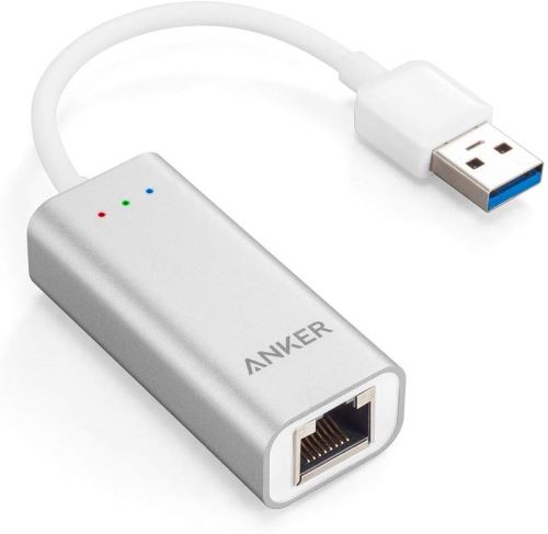 Adaptateur USB 3.0 vers RJ45 Ethernet Gigabit jusqu'à 10/100/1000 Mbit/s