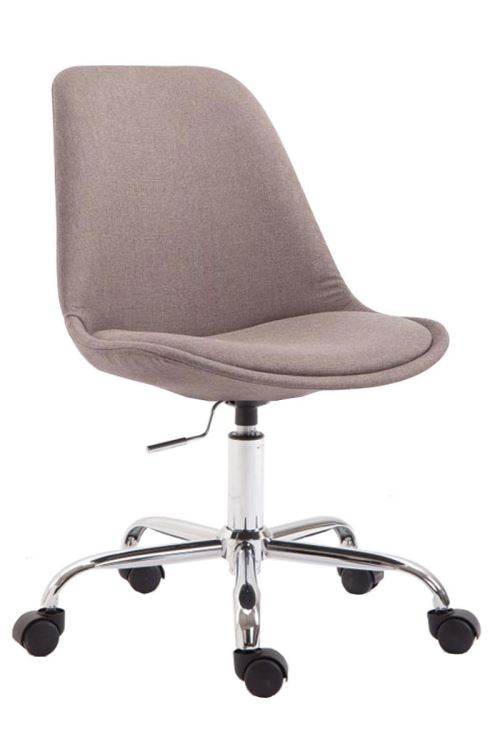 CLP Chaise de bureau Toulouse tissu , Taupe