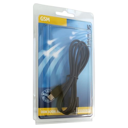 Scanpart Câble de charge / données noir Usb-a-> usb-c