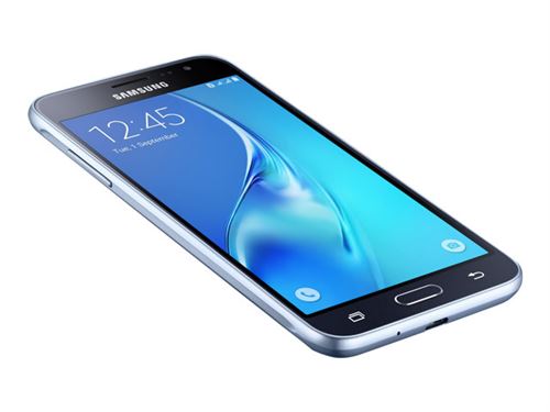 Samsung Galaxy J3 (2016) - 4G smartphone - RAM 1.5 Go / Mémoire interne 8 Go - microSD slot - écran OEL - 5 - 1280 x 720 pixels - rear camera 8 MP - front camera 5 MP - noir
