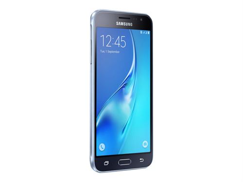 Samsung Galaxy J3 (2016) - 4G smartphone - RAM 1.5 Go / Mémoire interne 8 Go - microSD slot - OLED display - 5" - 1280 x 720 pixels - rear camera 8 MP - front camera 5 MP - noir