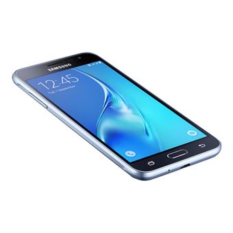 Samsung Galaxy J3 (2016) - 4G smartphone - RAM 1.5 Go / Mémoire interne 8 Go - microSD slot - écran OEL - 5" - 1280 x 720 pixels - rear camera 8 MP - front camera 5 MP - noir - 1