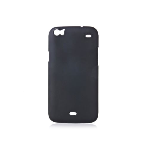 Coque rigide noire toucher gomme pour Wiko Darkside