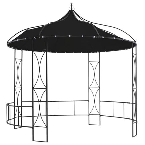 VIDAXL Belv&eacute;d&egrave;re 300 X 290 Cm Anthracite Rond 