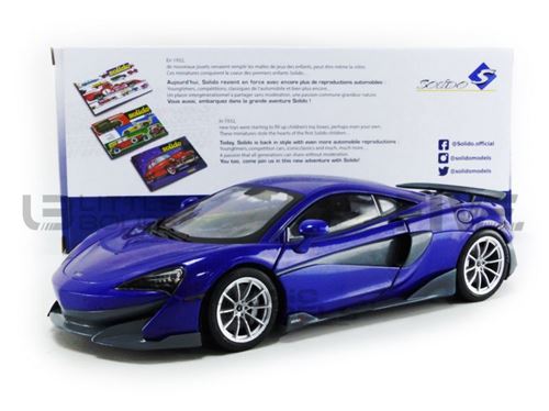 Voiture Miniature de Collection SOLIDO 1-18 - MCLAREN 600LT - 2018 - Purple - 1804502