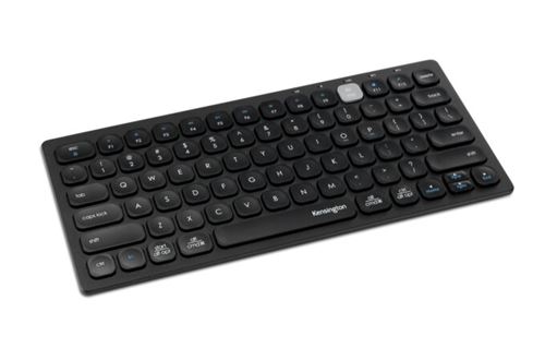 Kensington Multi-Device Dual Wireless Compact Keyboard - Clavier - sans fil - 2.4 GHz Bluetooth 3.0 Bluetooth 5.0 - noir