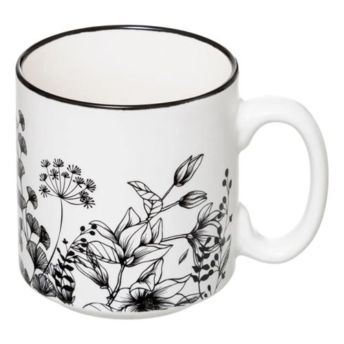 Lot de 4 tasses fleurs - Arts de la table