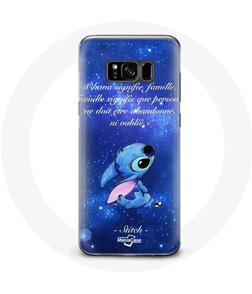 Coque pour Samsung Galaxy S8 plus Stitch Ohana Citation Maniacase
